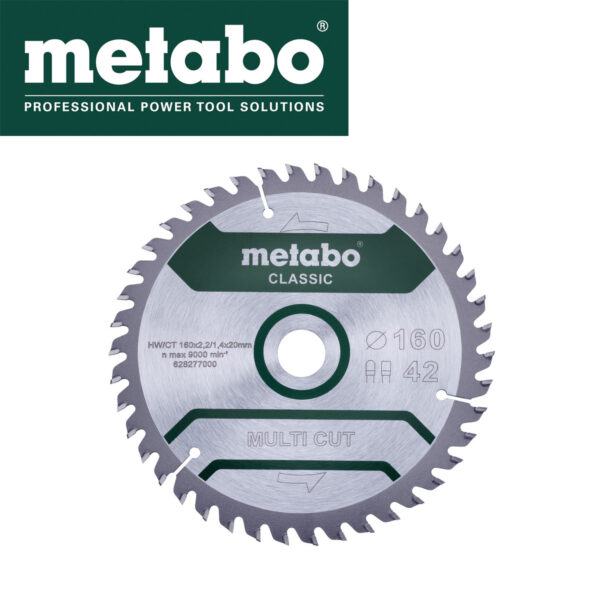 Rezna ploča - list kružne pile za cirkulare Metabo 628277000 160x2.2mm