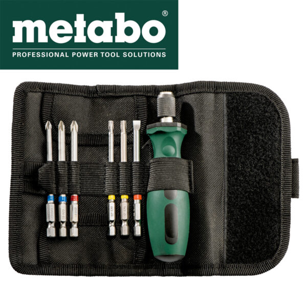 Set - nasadni izvijač i nastavci Metabo 7-dijelni u torbici 626723000