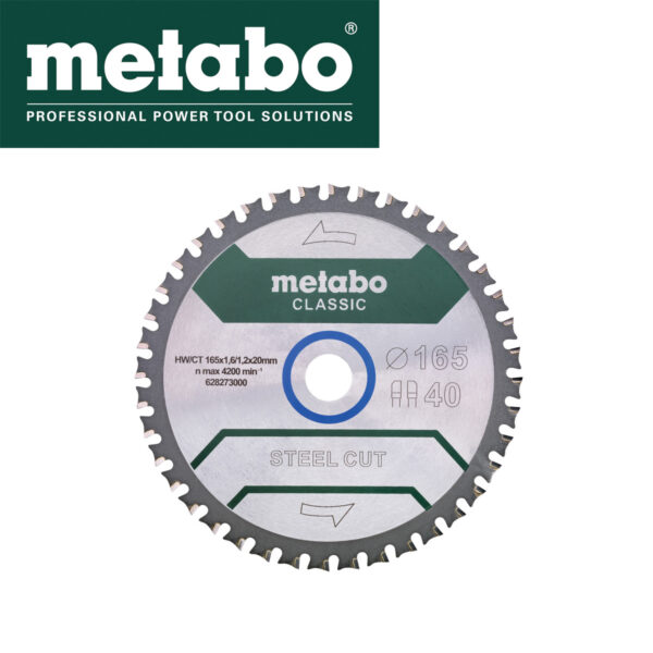 Rezna ploča - list kružne pile za cirkulare Metabo 628273000 165x1.6mm