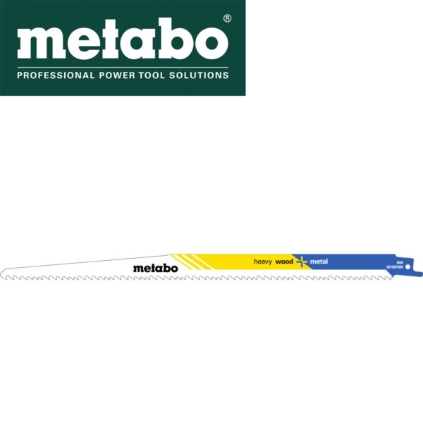 List pile za recipročne pile - lisičiji rep za drvo i metal Metabo 631987000 300x1.25mm 5kom.