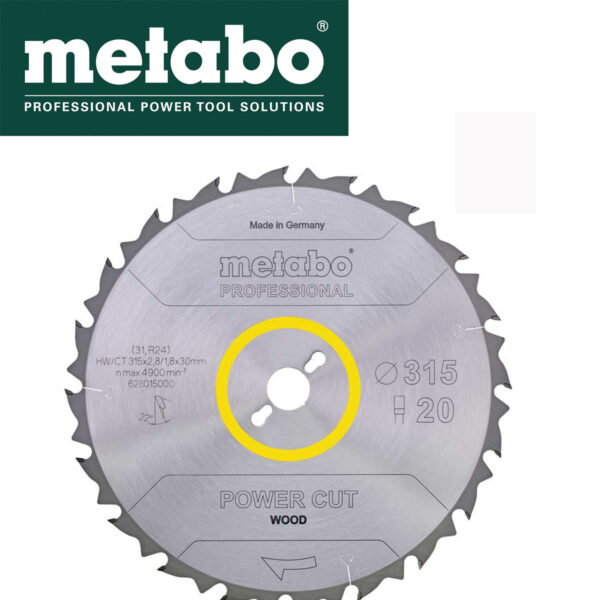 Rezna ploča - list kružne pile za cirkulare Metabo 628220000 254mm