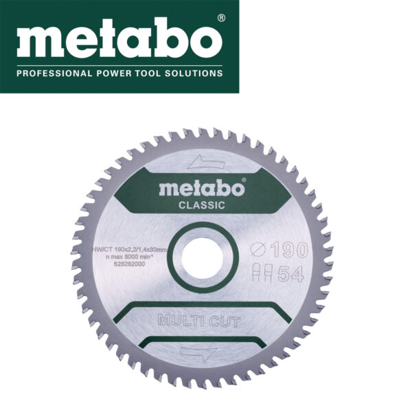 Rezna ploča - list kružne pile za cirkulare Metabo 628282000 190mm