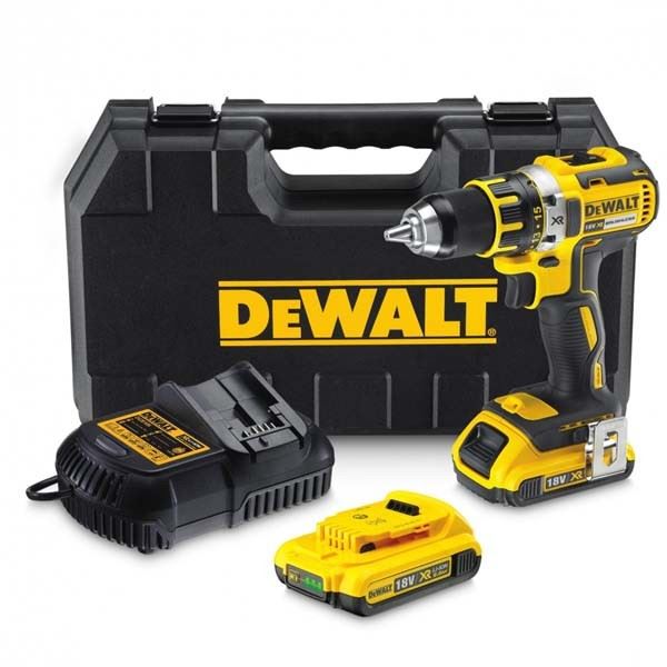 Aku bušilica - odvijač DeWalt DCD790D2 18V XR sa dvije 2Ah baterije i punjačem u koferu
