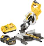 Aku potezno-nagibna pila - štucer DeWalt FlexVolt DCS777T2 54V XR 216mm sa dvije 6Ah baterije i punjačem