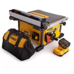 Aku stolna kružna pila - cirkular DeWalt DCS7485T2 FlexVolt 54V XR 210mm sa dvije 6Ah baterije i punjačem u torbi