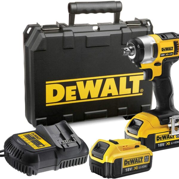 Aku udarni odvijač DeWalt DCF880M2 18V XR 1/2'' sa dvije 4Ah baterije i punjačem u koferu
