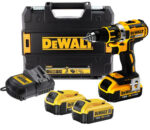 Aku bušilica - odvijač DeWalt DCD790M3 18V XR sa tri 4Ah baterije i punjačem u koferu