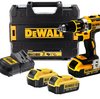 Aku bušilica - odvijač DeWalt DCD790M3 18V XR sa tri 4Ah baterije i punjačem u koferu