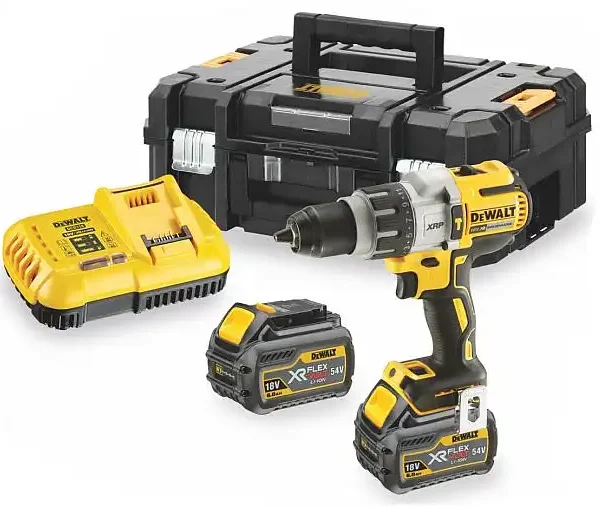 Aku bušilica - odvijač DeWalt DCD991T2 18V XR sa dvije 6Ah baterije i punjačem u koferu