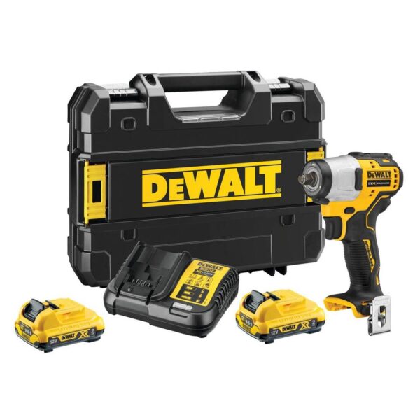 Aku udarni odvijač DeWalt DCF902D2 12V XR sa dvije 2Ah baterije i punjačem u TSTAK koferu