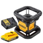 Laserski nivelir - rotirajući DeWalt DCE074D1R 18V XR 450m sa 2Ah baterijom i punjačem u koferu