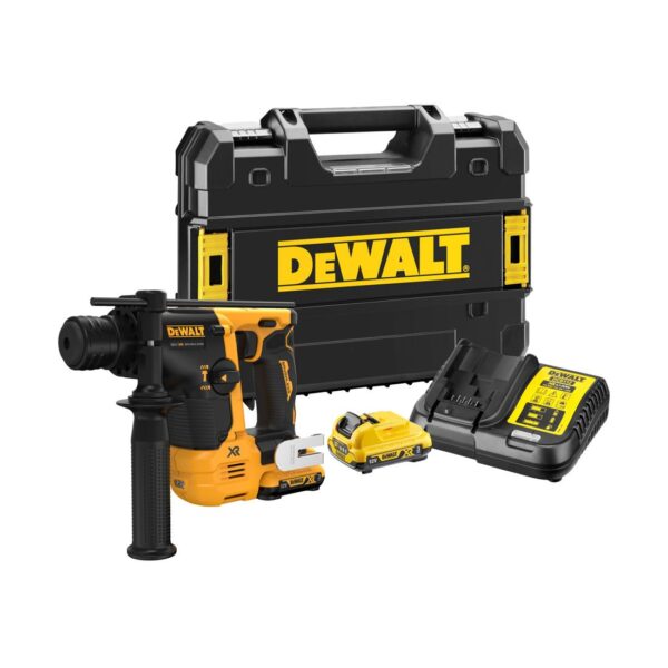 Aku udarna bušilica DeWalt DCH072L2 SDS-Plus 12V XR sa dvije 3Ah baterije i punjačem u TSTAK koferu