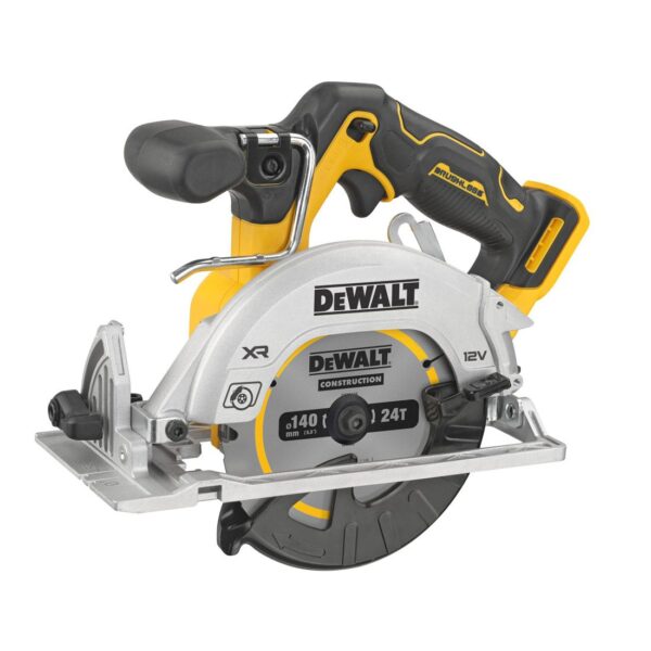 Aku ručna kružna pila - cirkular DeWalt DCS512P2 12V XR 140mm sa dvije 5Ah baterije i punjačem u TSTAK koferu