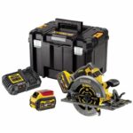 Aku ručna kružna pila - cirkular DeWalt DCS579T2 FlexVolt 54V XR 190mm sa dvije 6Ah baterije i punjačem u TSTAK koferu
