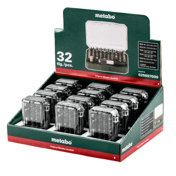Set bitova za bušilice Metabo 626697000 32-dijelni