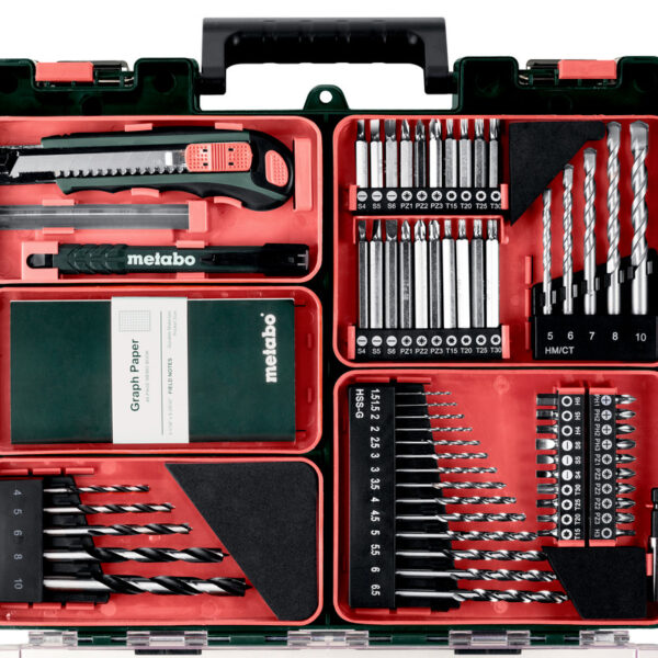 Aku udarna bušilica Metabo SB 12 60107687 12V sa priborom dvije 2Ah baterije i punjačem u koferu