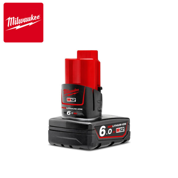 Baterija za aku uređaje Milwaukee M12 B6 6.0Ah 12V 4932451395