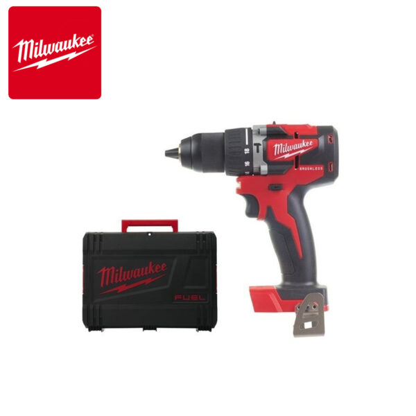 Aku udarna bušilica Milwaukee M18 CBLPD-0X 4933464557 bez četkica u koferu 18V 60Nm