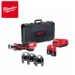 Aku mašina za presovanje - presa Milwaukee M12 HPT-202C Geberit Mapress set sa dvije 2Ah baterije i punjačem u koferu 4933480902
