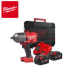 Aku udarni odvijač Milwaukee M18 FHIWF12-502X 4933459696 sa frikcionim prstenom sa dvije 5Ah baterije i punjačem u koferu 18V 1356Nm