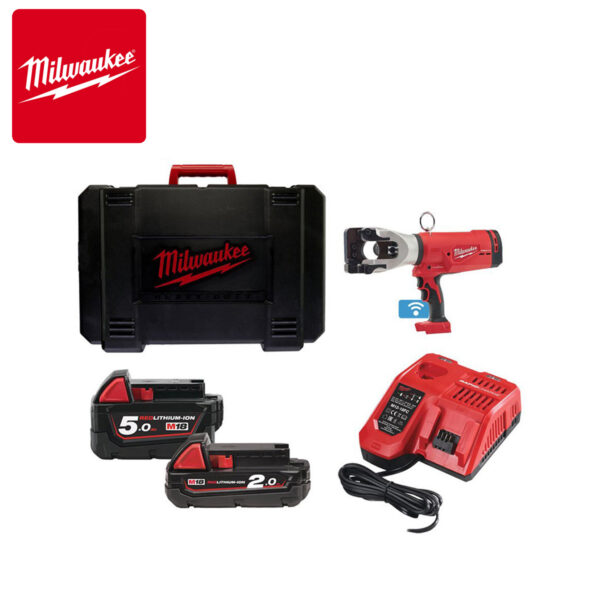 Aku škare-makaze za kablove Milwaukee M18 HCC45-522C 4933459266 sa dvije baterije i punjačem u koferu