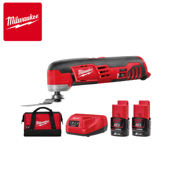 Aku višenamjenski - multifunkcijski alat Milwaukee C12 MT-202B 4933441710 sa dvije 2Ah baterije i punjačem u torbi 12V