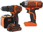 Aku set - udarna bušilica i udarni odvijač Black+Decker BCK21S1S 18V sa 1.5Ah baterijom i punjačem u torbi