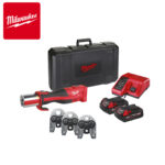 Aku mašina za presovanje - presa Milwaukee M18 BLHPT-202C Geberit Mapress set sa dvije 2Ah baterije tri čeljusti i punjačem u koferu 4933480903