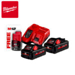 Set tri baterije za aku uređaje i brzi punjač M12-18 FC Milwaukee M18 HNRG-302 4933471071