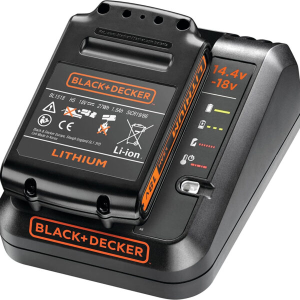 Brzi punjač za aku baterije Black+Decker 1A 14.4-18V BDC1A