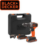 Aku udarna bušilica Black+Decker BCD003ME2K 18V sa dvije 2.5Ah baterije i punjačem u koferu