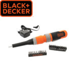 Aku odvijač - zavrtač Black+Decker BCF601C 6V 5Nm sa nastavcima i punjačem