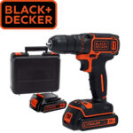 Aku bušilica - odvijač Black+Decker BDCDC18KB 18V sa dvije 1.5Ah baterije i punjačem u koferu