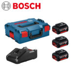Set 3 baterije za aku uređaje GBA 18V 5.0 Ah i brzi punjač GAL 18V-40 u koferu Bosch 0615990L3T