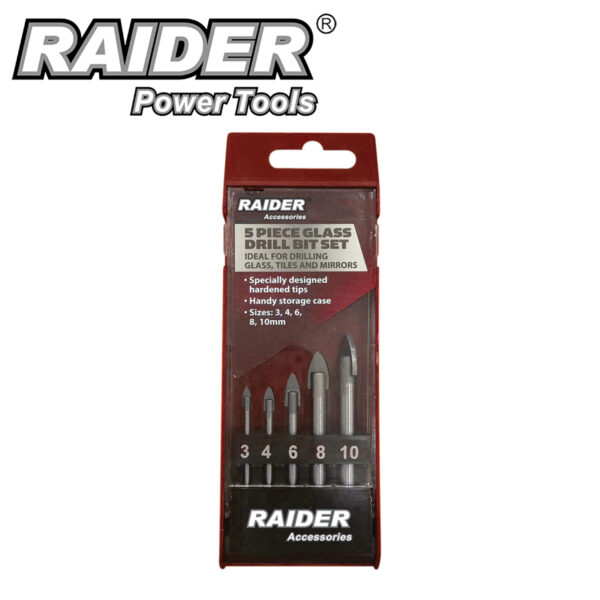 Burgije-boreri za staklo i keramiku Raider 157798 4-10mm 5 komada
