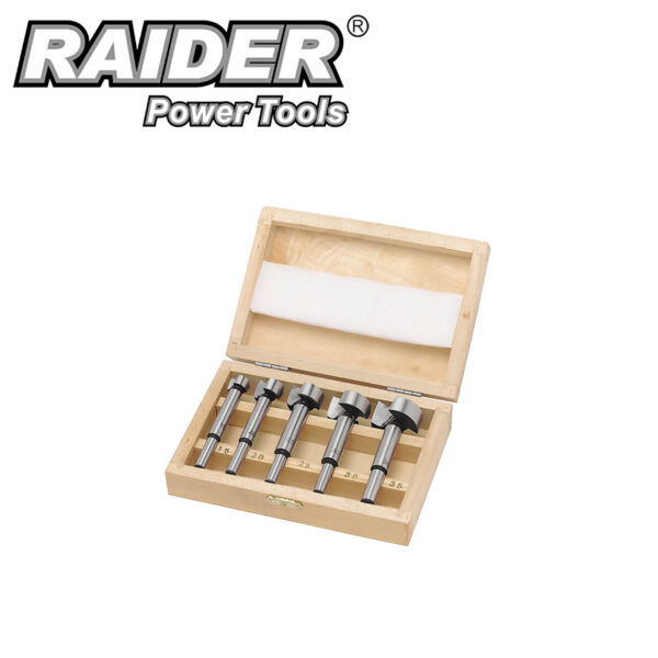 Set kruna-kronera za drvo Raider 5kom 15-35mm 157502