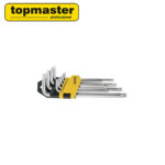Set dugih imbus ključeva Topmaster Professional CR-V 390123 9-dijelni