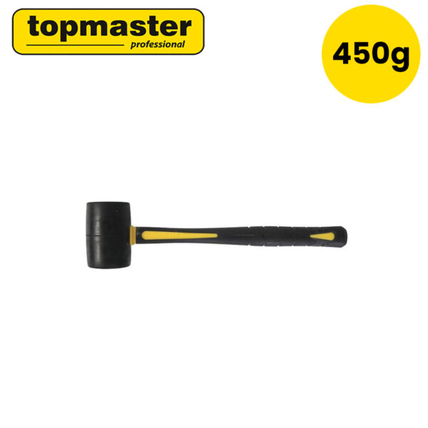 Čekić gumeni sa fiber drškom Topmaster Professional TMP 450g 240904