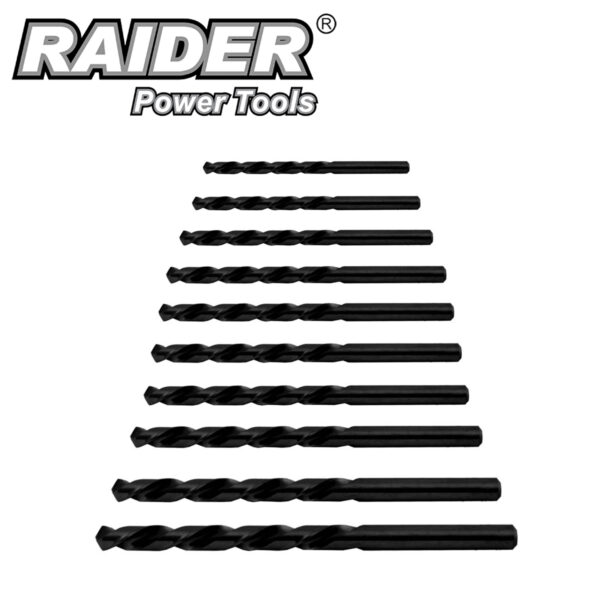 Set burgija-borera za bušilice za metal Raider 157111 10-dijelni 1-10mm