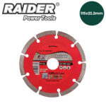 Dijamantska rezna ploča za brusilice za suho rezanje Raider 162101 115x22.2mm
