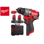 Aku udarna bušilica Milwaukee M12 FPD2-602X 4933479870 sa dvije 6Ah baterije i punjačem u koferu 12V 45Nm