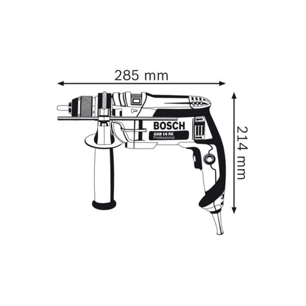 Električna udarna bušilica Bosch GSB 16 RE 060114E500 750W
