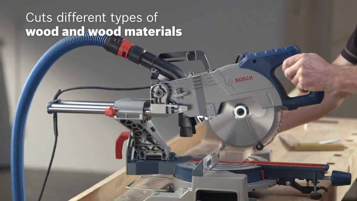 Električna potezno nagibna pila - štucer Bosch GCM 800 SJ 0601B19000 1400W 216mm