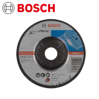 Brusna ploča za brusilice 125x6 mm Bosch 2608603182