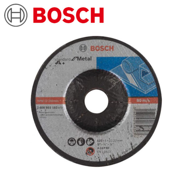 Brusna ploča za metal za brusilice Bosch 125x6mm 2608603182