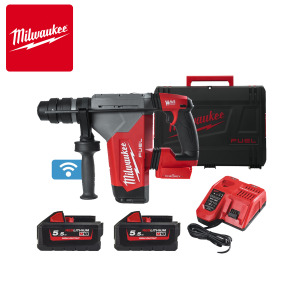 Aku udarna bušilica Milwaukee M18 ONEFHPX-552X 4933478496 18V sa Fixtec steznom glavom SDS-Plus sa dvije 5.5Ah baterije i punjačem u HD koferu 32mm