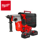 Aku udarna bušilica Milwaukee M18 BLH-502X 4933478894 SDS-Plus sa dvije 5Ah baterije i punjačem u HD koferu 26mm 18V