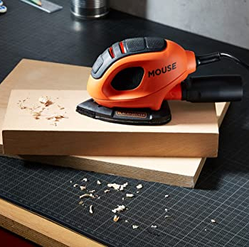 Električna vibraciona brusilica - šlajfarica Black+Decker BEW230BC 55W sa priborom