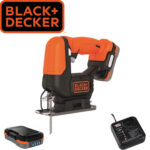 Aku ubodna pila Black+Decker 18V sa 2.5Ah baterijom i punjačem BDCJS18E1