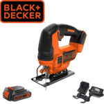 Aku ubodna pila Black+Decker 18V sa 2Ah baterijom i punjačem BDCJS18